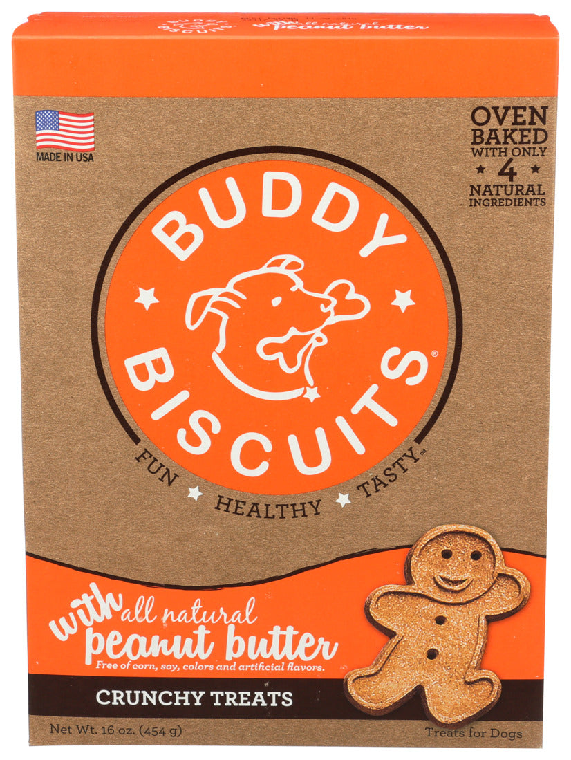 Buddy Biscuits Dog Treats – Peanut Butter 16oz