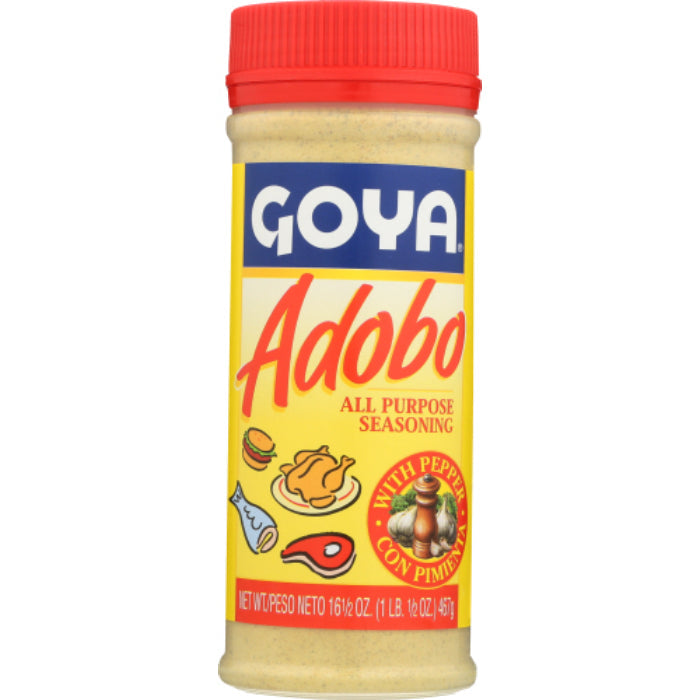 Goya – Seasoning Adobo With Pepper, 16.5 Oz (Pack of 24)