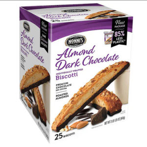 Nonni’s Almond Dark Chocolate Biscotti, 25 Ct.