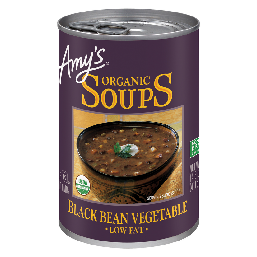Amy’s – Organic Black Bean Vegetable, 14.5 Oz | Pack Of 12