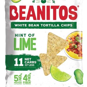 Beanitos – White Bean Chips Hint Of Lime, 10 oz – Pack of 4