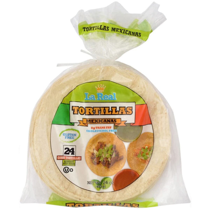 La Real – Yellow Corn Tortillas Mexicanas, 24 Oz – Pack of 12