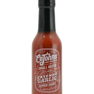 Hot Sauce CaJohns Small Batch Classic Cayenne Garlic 5 oz Heat 3