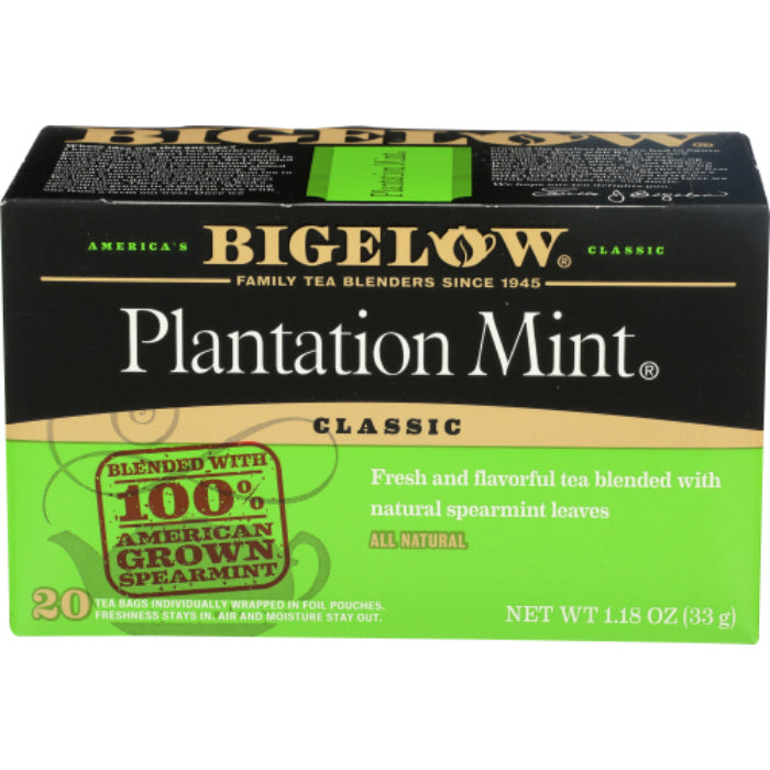 Bigelow – Perfectly Mint Tea, 20 Bags, 1.18 oz | Pack of 6