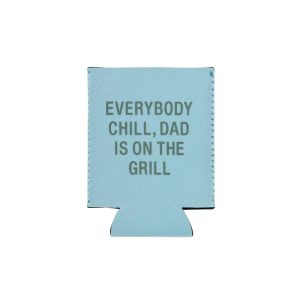 Everybody Chill Dad is on the Grill Koozie – About Face Designs, Inc.