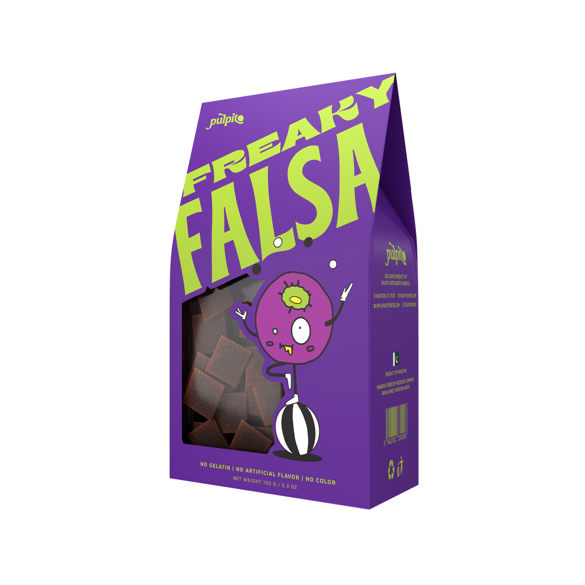 Pulpito Freaky Falsa (South-Asian blueberries) Fruit Bites Box – 12 Boxes x 150g case