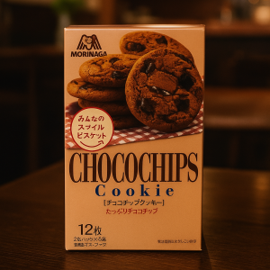 Morinaga Choco Chip Cookies 12pcs – Made in JAPAN – Tokyo Sakura Mall