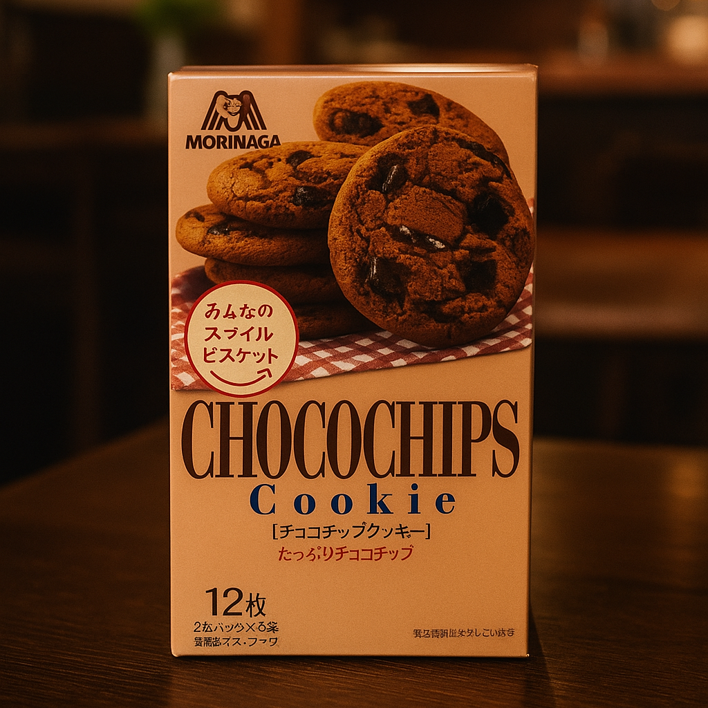 Morinaga Choco Chip Cookies 12pcs – Made in JAPAN – Tokyo Sakura Mall