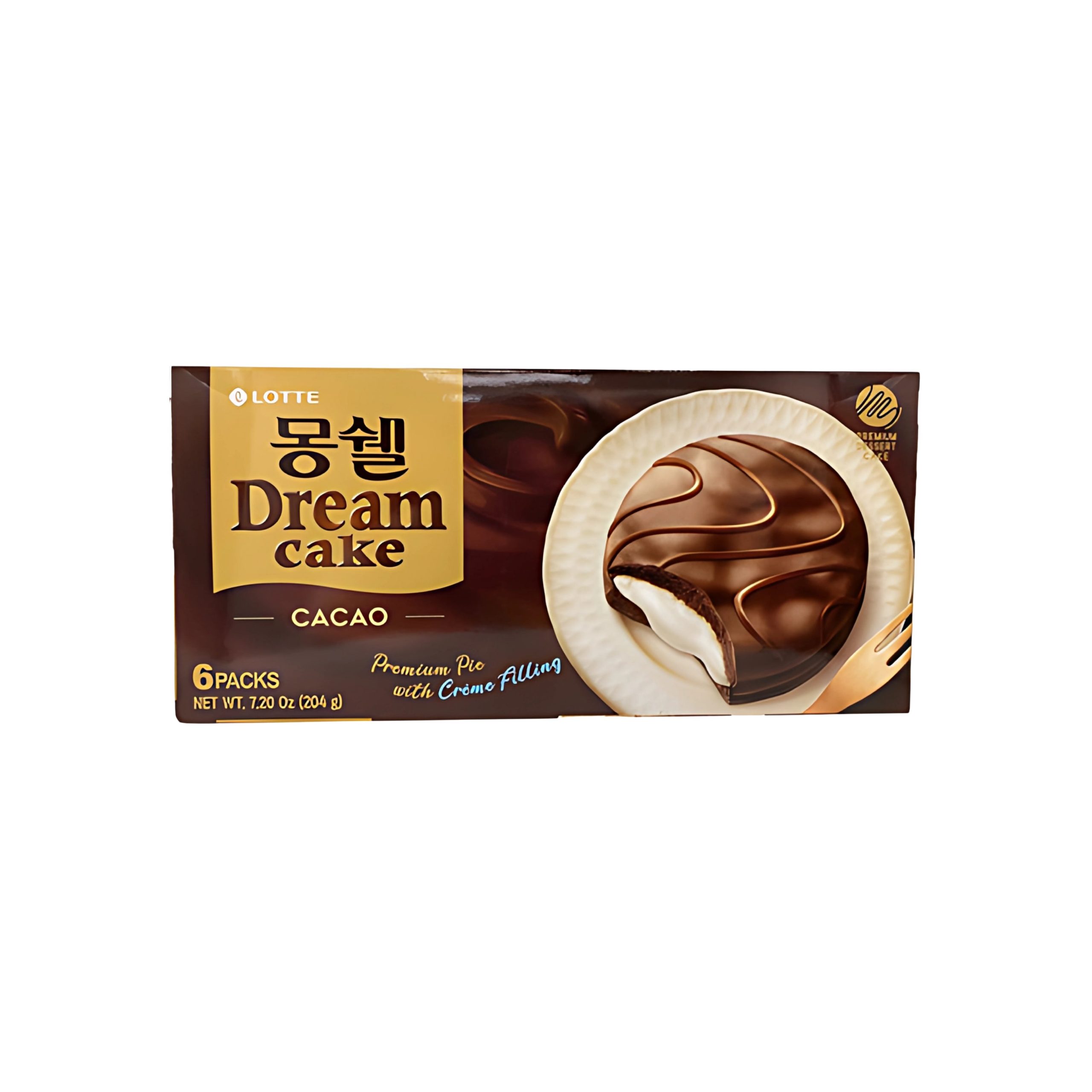Lotte Moncher Cacao Cake(6 Piece)(Korea)
