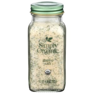 Simply Organic – Seasoning Garlic Salt Bottle, 4.7 Oz – Pack of 1