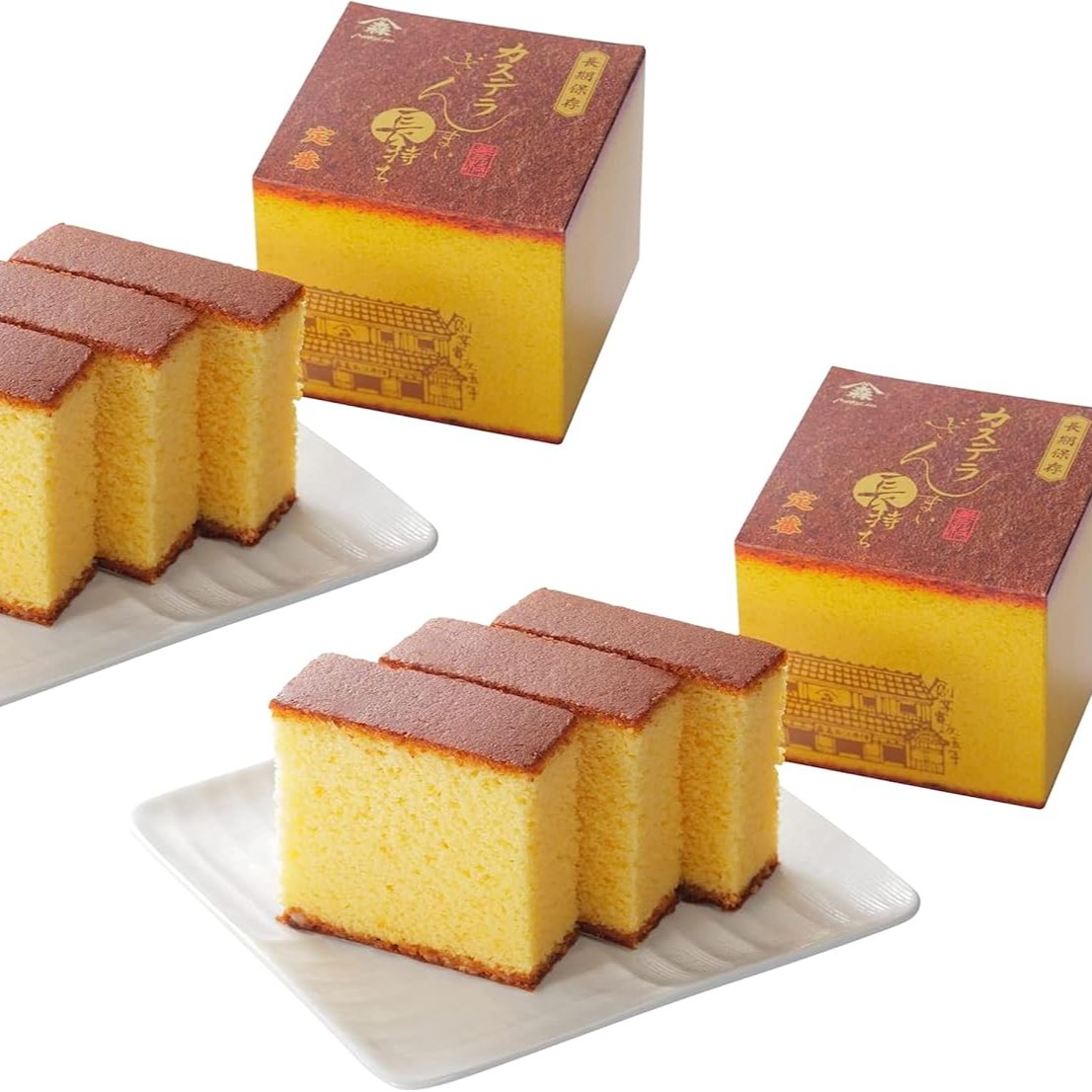 Kashuen Morinaga Delicious Castella Cake, Made in Japan, 2-Piece Set Made in JAPAN – Tokyo Sakura Mall