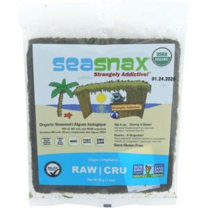 Seasnax – Organic Raw Nori Seaweed Snack