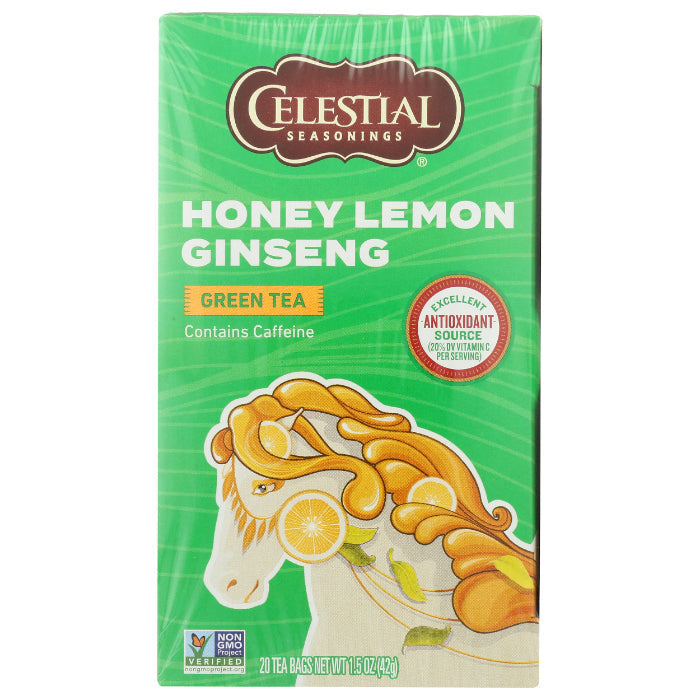 Celestial Seasonings – Green Tea Honey Lemon Ginseng, 20 Bags | Pack o