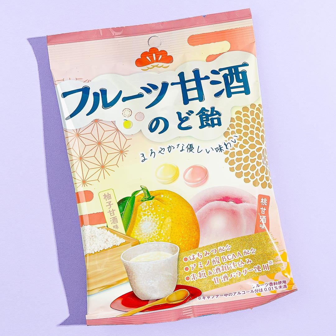 Senjaku Fruit Amazake Throat Candy – Yuzu & Peach