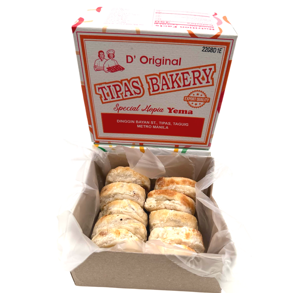 D’ Original Tipas – Special Hopia Yema – 10 Pieces – 450 G