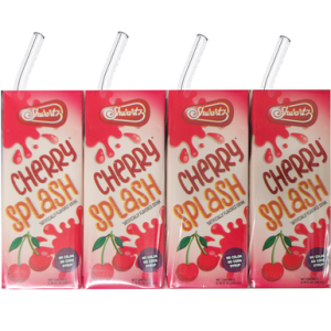 Shwartz Cherry Splash Flavored Box Drink, Kosher for Passover, 4 Pack