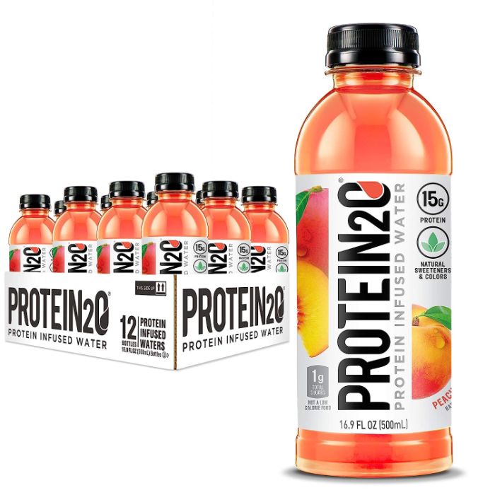 Protein2O – Protein Water Peach Mango, 16.9 fl oz | Pack of 12