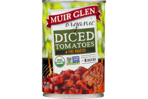 Muir Glen – Fire-Roasted Diced Tomatoes, 14.5 Oz | Pack of 12
