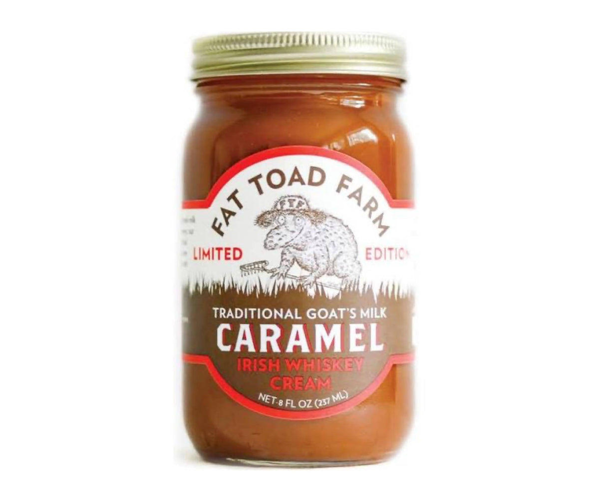 Fat Toad Farm Irish Whiskey Goat’s Milk Caramel Jars – 12 x 8oz