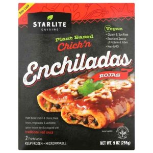 Starlite Cuisine – Plant-Based Enchiladas Roja | Buy at PlantX