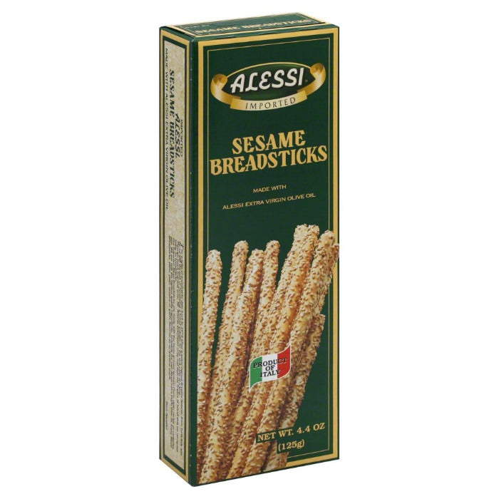 Alessi – Thin Sesame Breadsticks, 4.4 Oz | Pack of 12