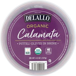 Delallo – Olive Calamata In Brine, 4.5 Oz (Pack of 6)