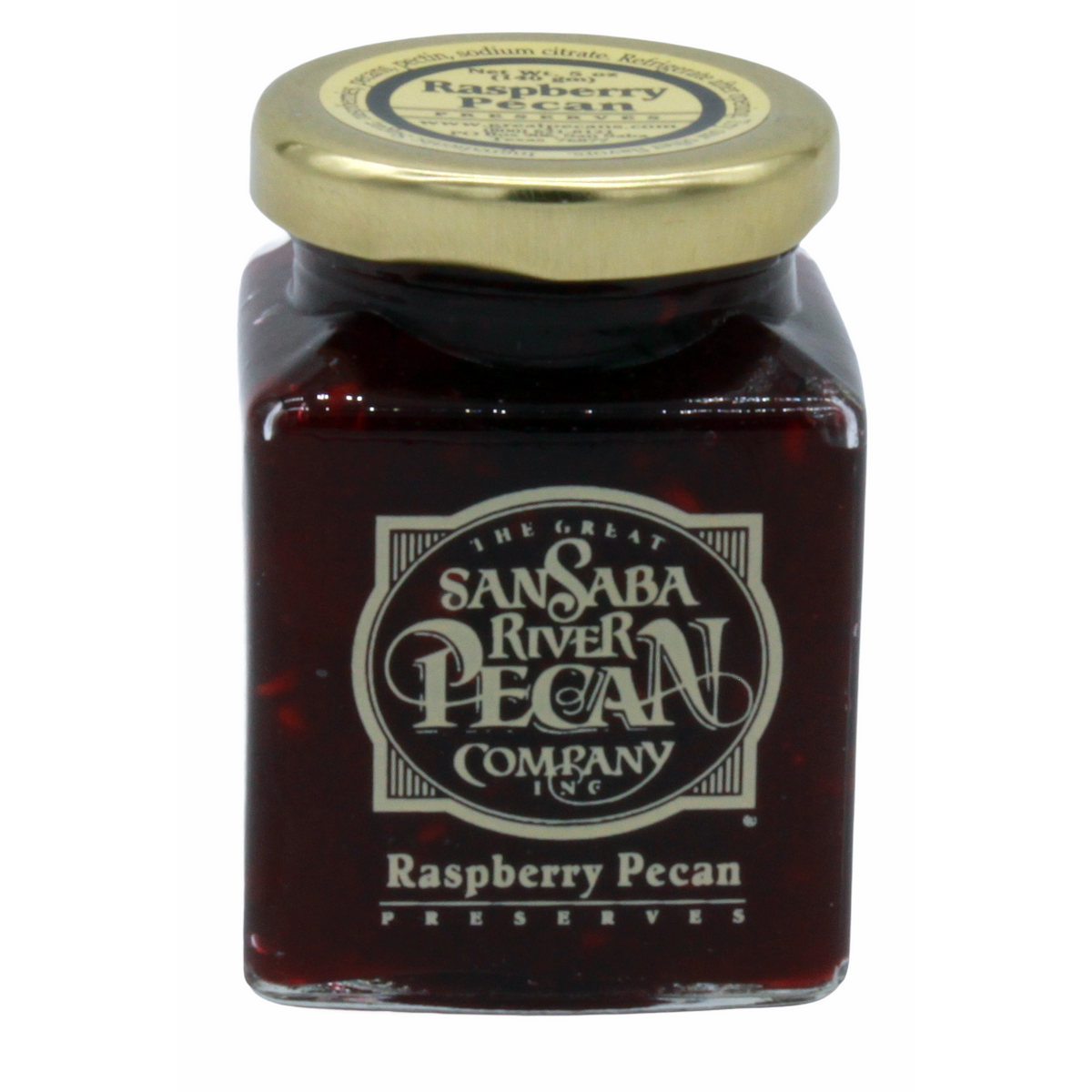 The Great San Saba River Pecan Co. Raspberry Pecan Preserves