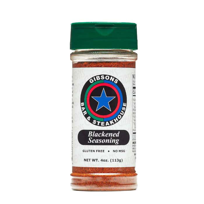 Gibsons Steakhouse – Bbq Se Seasoning Blackened 4 Oz – Pack Of 12