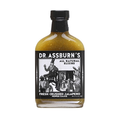 Hot Sauce Dr Assburn’s Fresh Crushed Jalapeno Flask Heat 7
