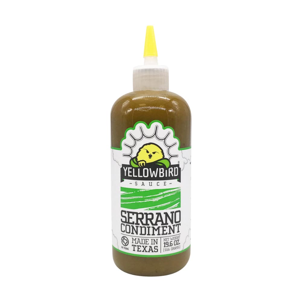 Yellowbird Sauce – Serrano Condiment 2.2 OZ – Pack of 12
