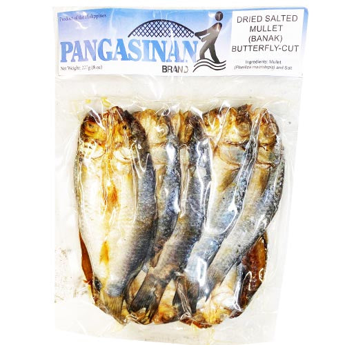 Pangasinan – Dried Salted Mullet (Banak) – Butterfly Cut – 8 OZ