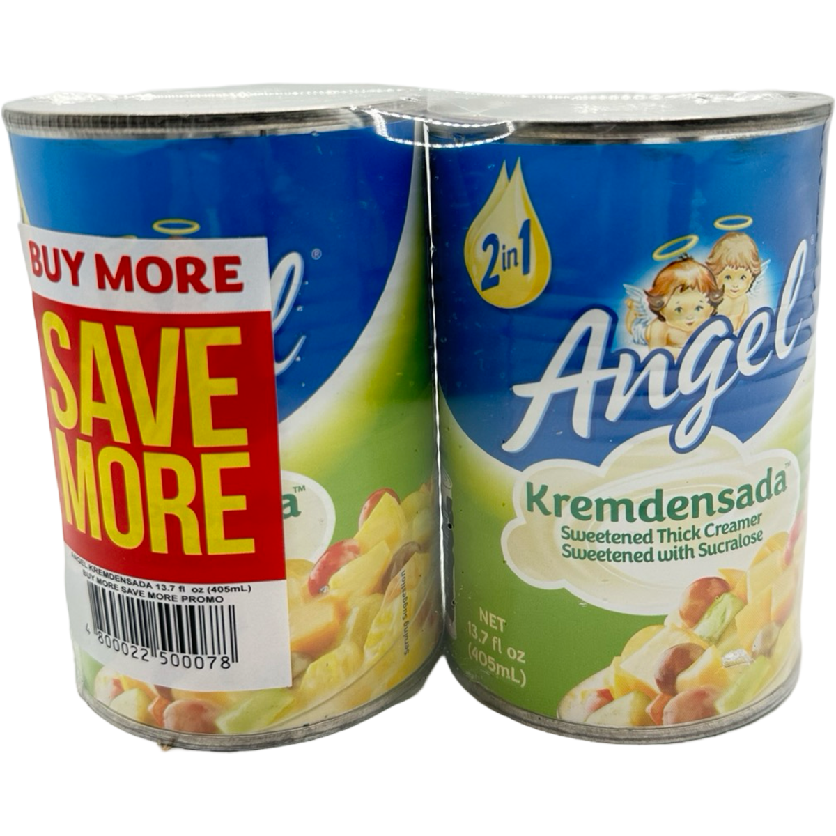 Angel – Kremdensada – Sweetened Thick Creamer – Value Pack – 2x 405 ML