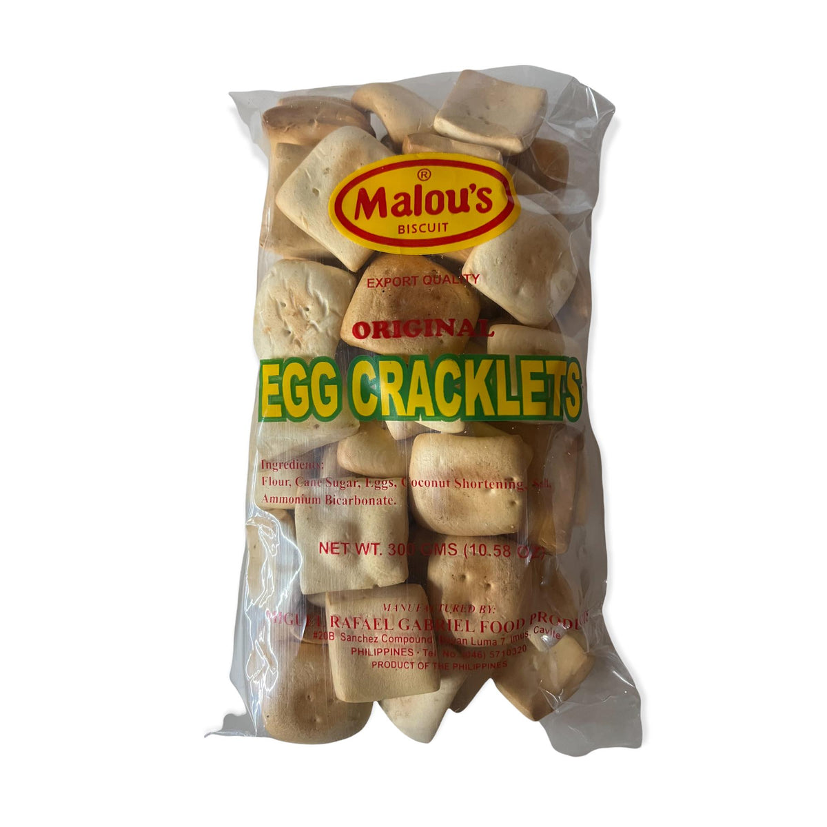 Malou’s – Original Egg Cracklets – 300 G