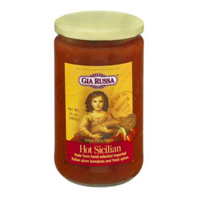 Gia Russa – Sauce Sicilian Hot 24 Oz – Pack Of 6
