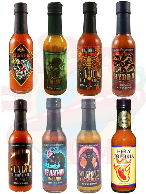 CaJohn’s Hottest Sauces Gift Set, 8/5oz.