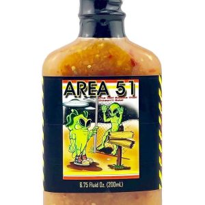 Hot Sauce Area 51 -6.75 oz Flask Heat 8
