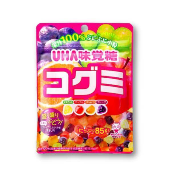 UHA Mikakuto Kogumi – Gummies 100% Fruit juice