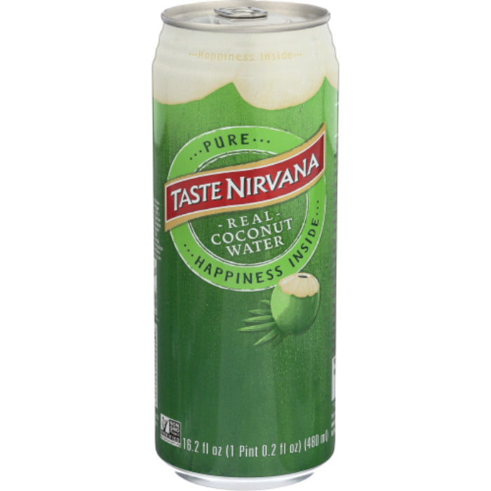 Taste Nirvana Coconut Water Can 16.2 Fo – Pack Of 12