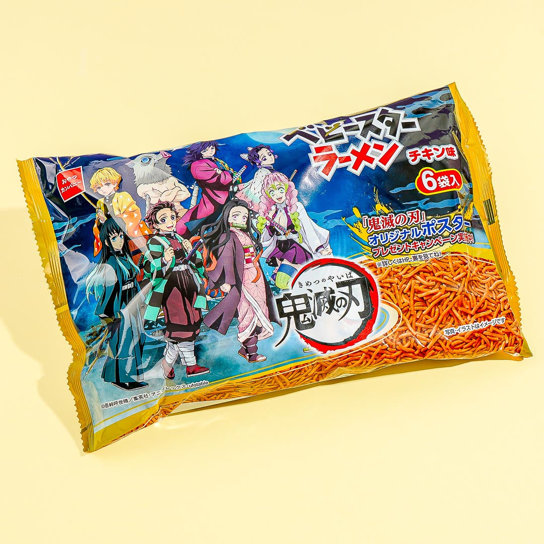 Baby Star x Demon Slayer Chicken Ramen Snack Pack – 6 pcs