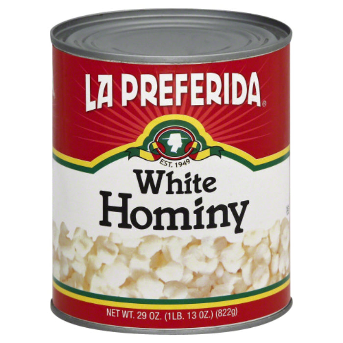 La Preferida – Hominy White Beans, 29 Oz – Pack of 12
