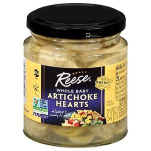 Reese Whole Baby Artichoke Hearts 8.1 Oz – Pack Of 12