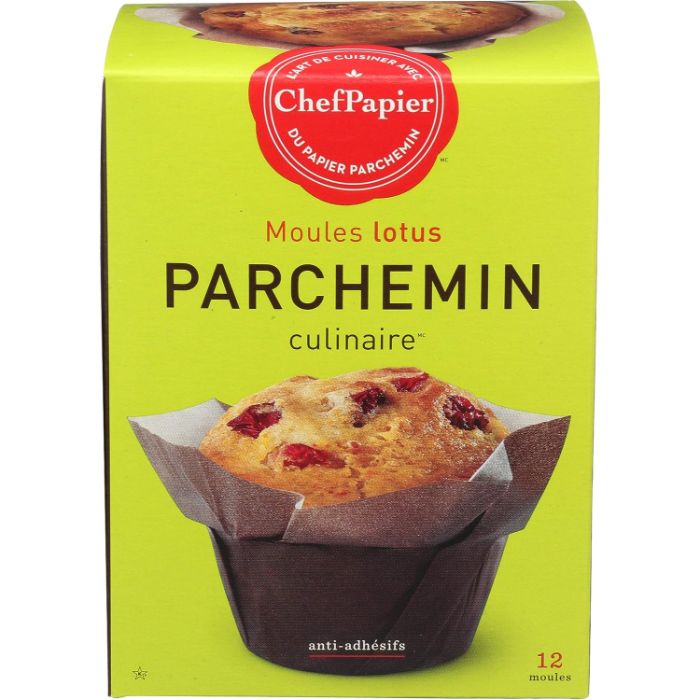 Paper Chef Parchment Cup Lotus 12 Pc – Pack Of 6
