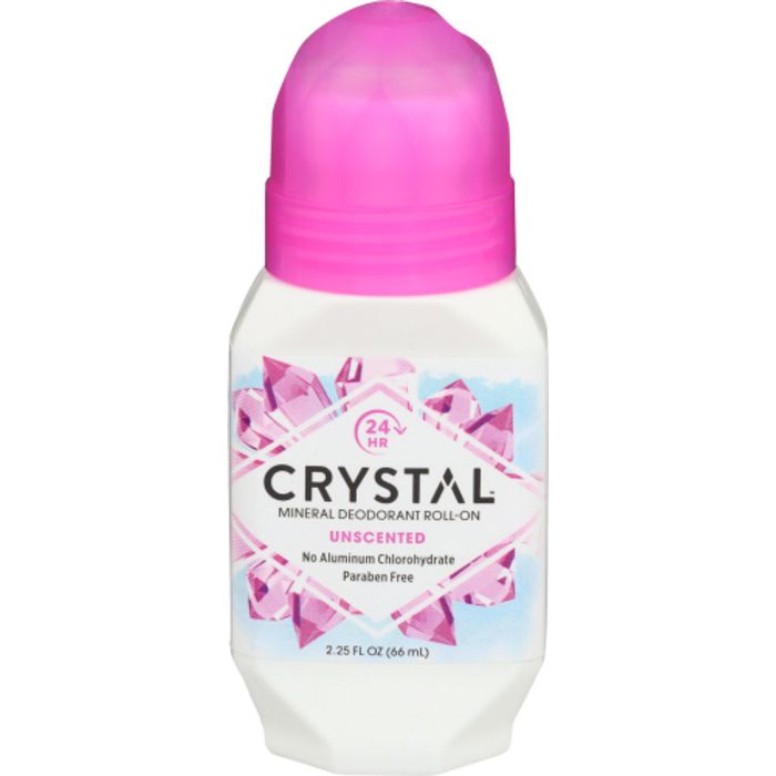 Crystal – Body Deodorant Roll On Unscented, 2.25 Oz (Pack Of 3)