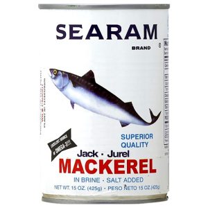 Searam – Mackerel in Brine – Salt Added – 15 OZ