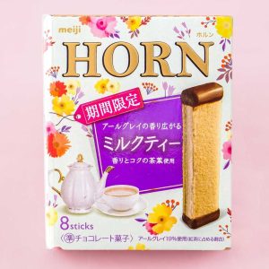 Meiji Horn Milk Tea Biscuit Sandwiches