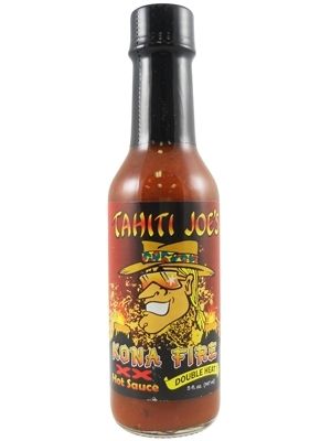 Tahiti Joe’s Kona Fire XX Double Heat Hot Sauce, 5oz.
