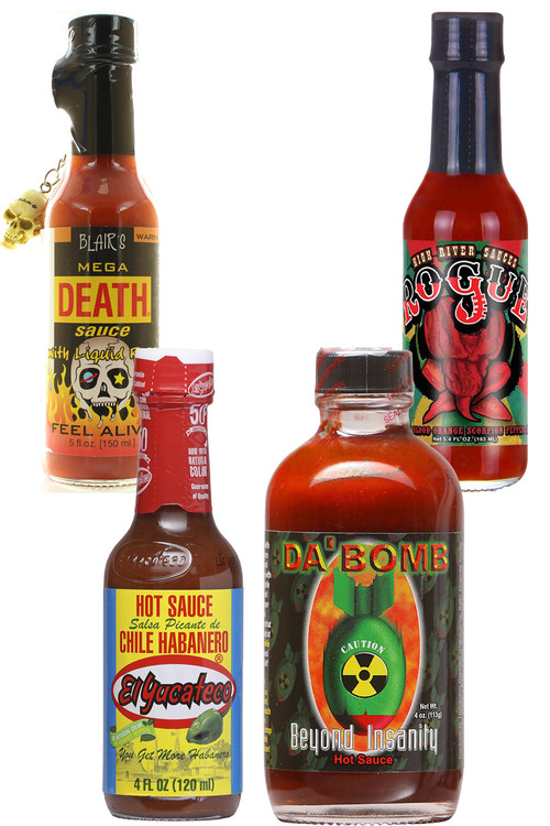Hot Ones Season 2 Hot Sauce Set 1, 2/5oz, 2/4oz.