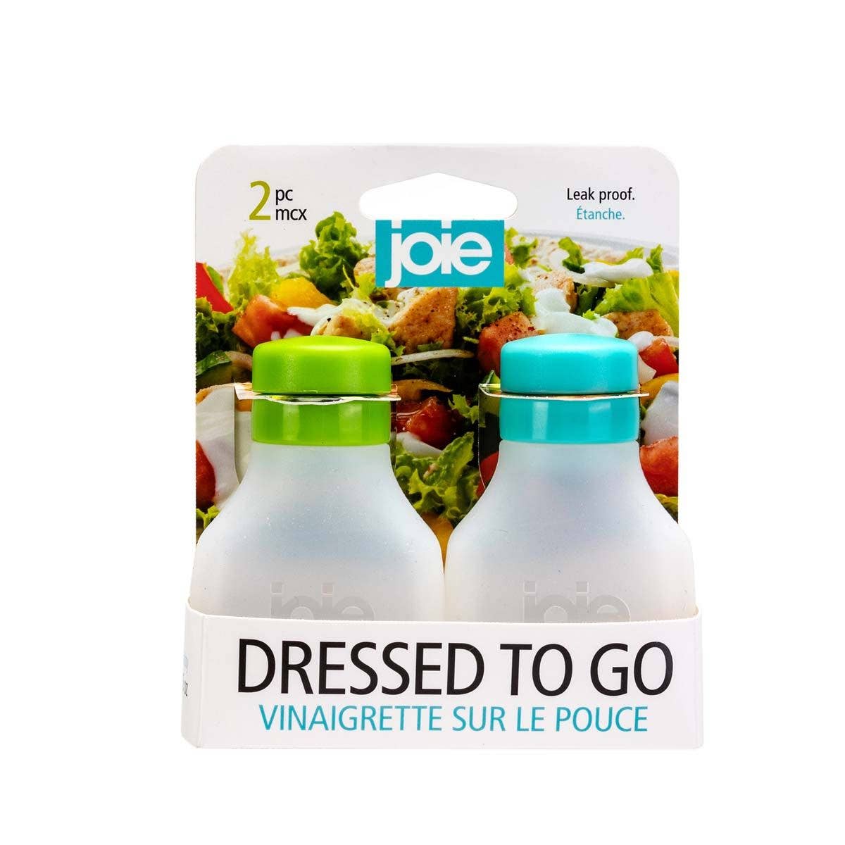 HIC – Harold Import Co. – Joie Dressed To Go Dressing Bottles, Set of