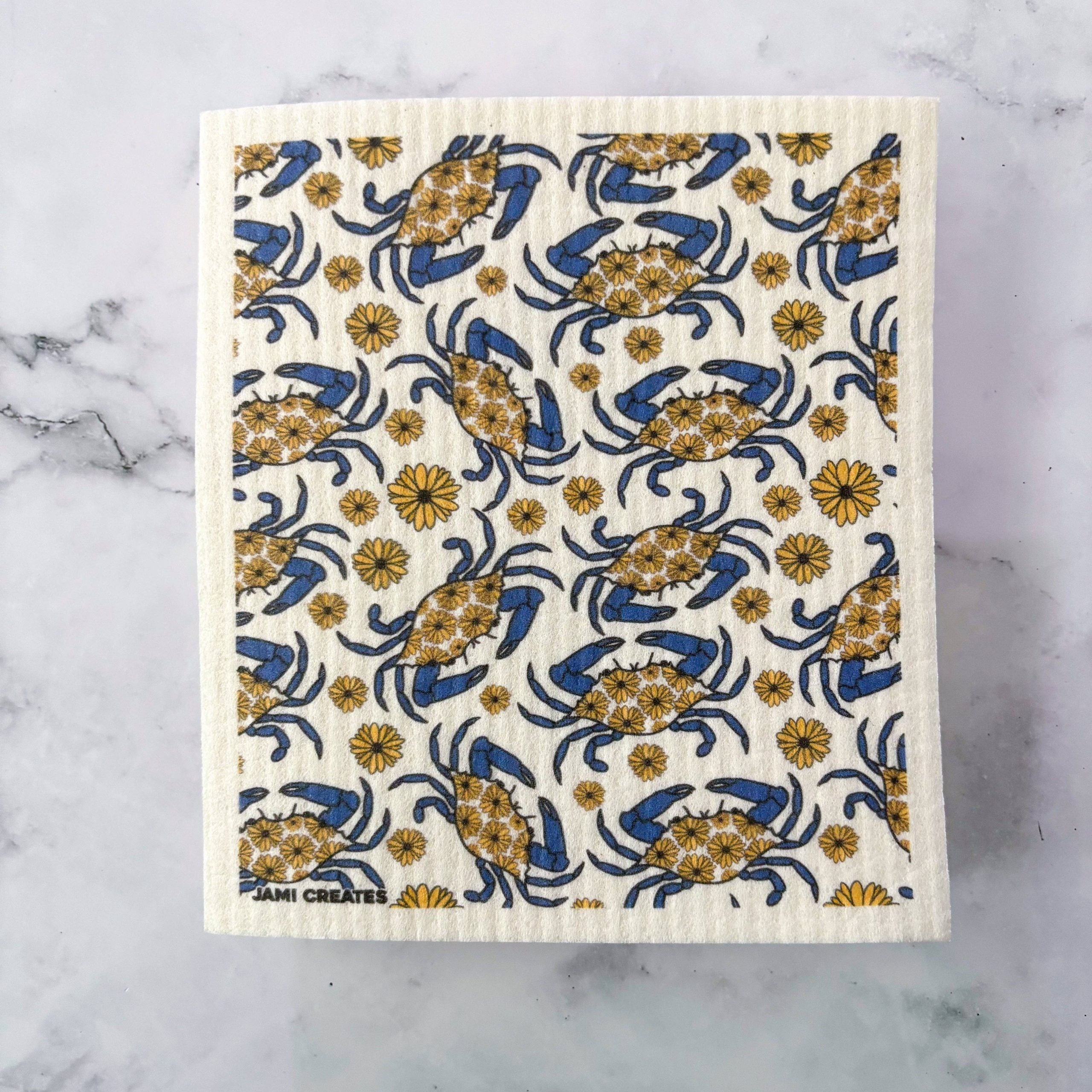 Jami Creates – Maryland Blue Crab Swedish Dish Cloth