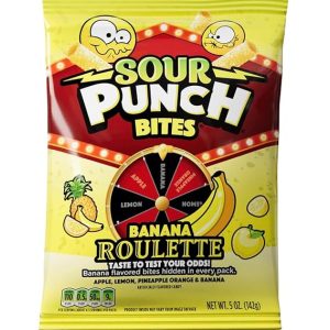 Sour Punch Bites Banana Roulette